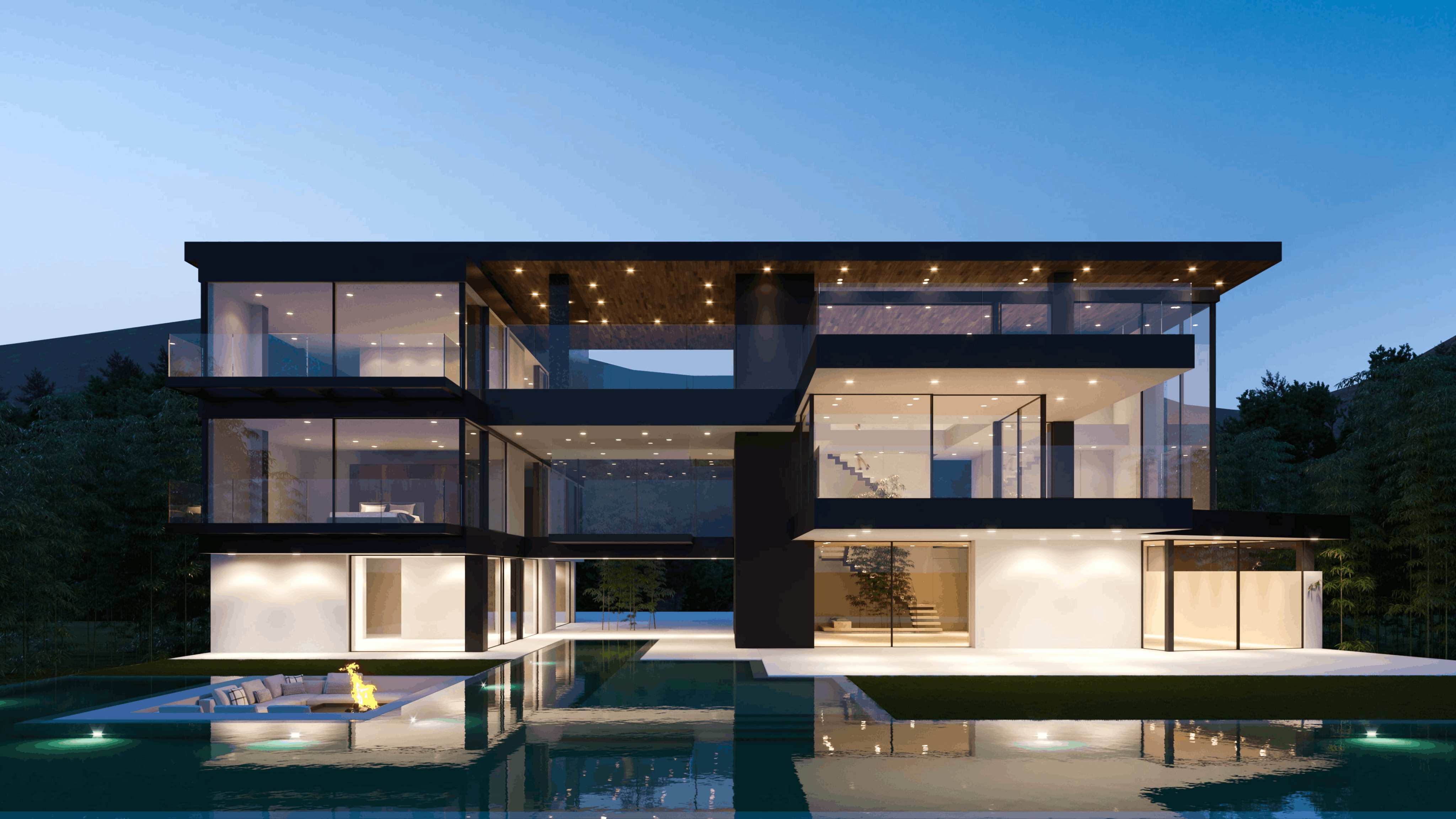 Luxury interior finishing detail